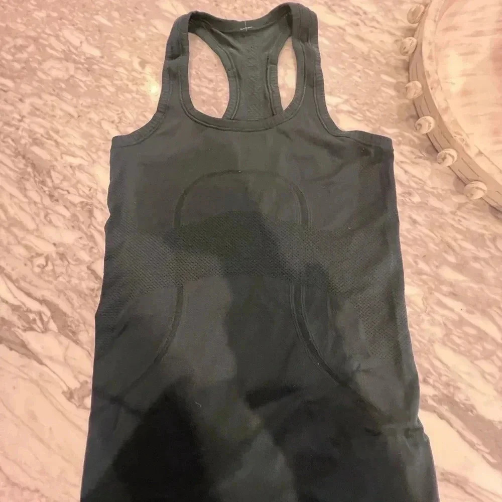Lululemon Tank - Great Condition Size 2 , dark teal tank